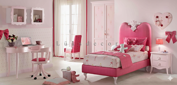 Bunk Bed, Desk, Toy Cabinet